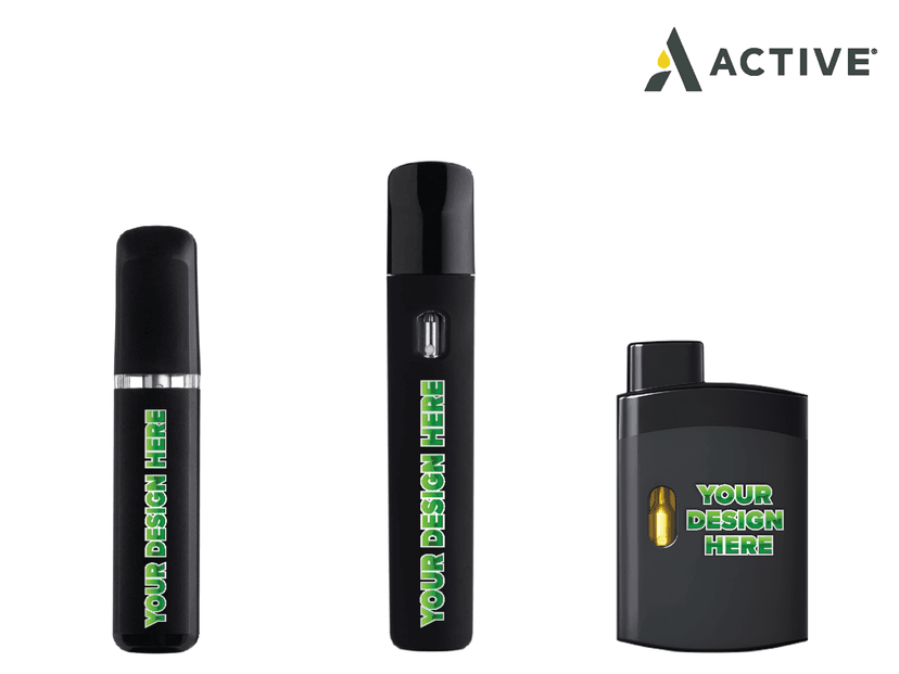 Custom branded vape hardware and 510 carts